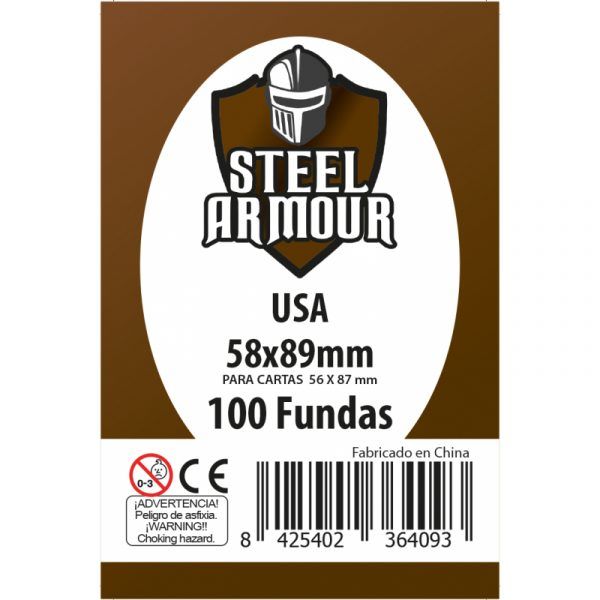 tienda online fundas steel armour tamaño usa 58x89mm para cartas 56x87mm